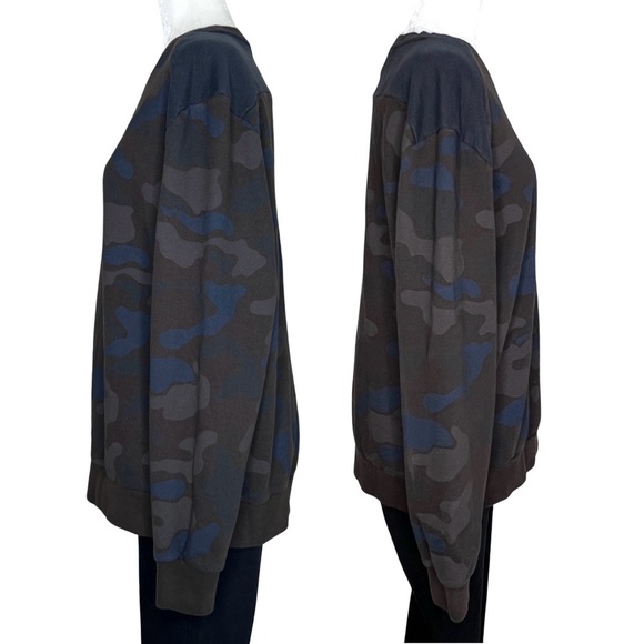 3.1 Phillip Lim Sweatshirt Camouflage Camo Cotton Blend Pullover Large L - Picture 5 of 12